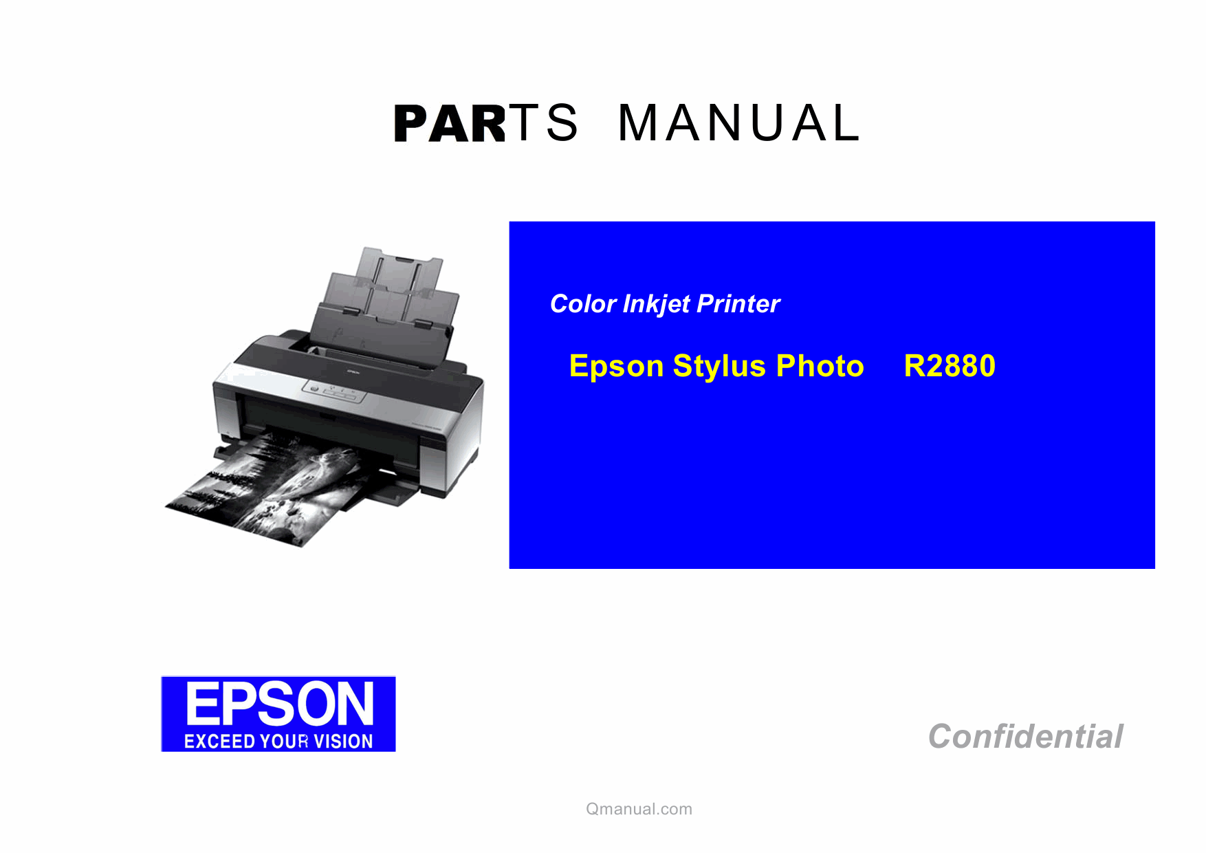 EPSON StylusPhoto R2880 Parts Manual-1 EPSON StylusPhoto R2880 Parts Manual-1